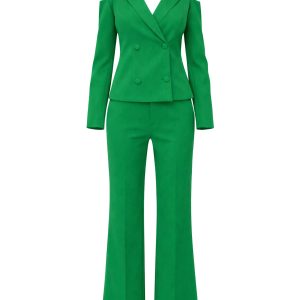 Women's Cutout Sleeved Suit Sets