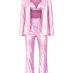 Blazer, Bra Top, an Jogger Pants Set