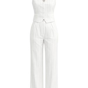 Mirella Vest and Wide Leg Pants Set