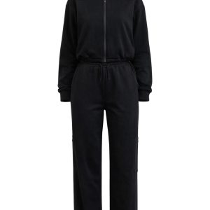 Aveline Knit Collar Zip Up Jacket and Pants Set
