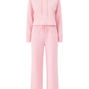 Casual Chic Hoodie & Wide Pants Set
