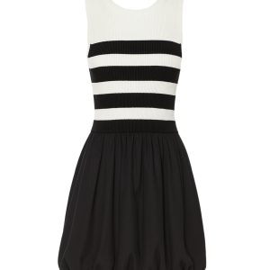 Viviana Bubble Skirt Sleeveless Mini Dress