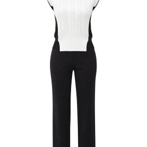 Luma Ribbed Knit Top & Pants Set