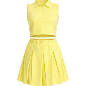 Sleeveless & Tennis Skirt Set
