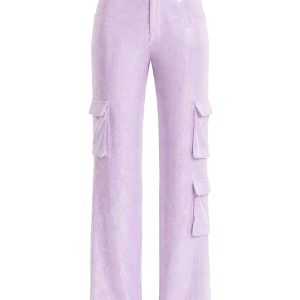 Sequin Cargo Pants