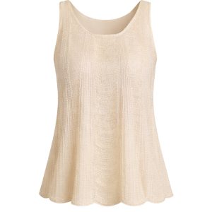 What A Catch Beaded Tank Top