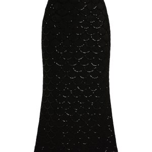 Rhea Beaded Midi Skirt