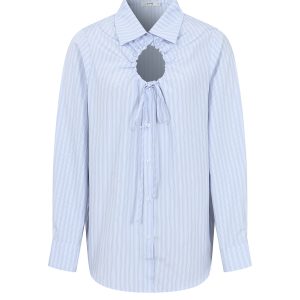Woven Long Sleeve Buttoned Down Top