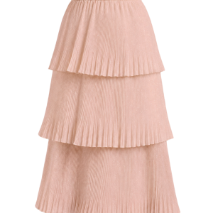 Tiered Midi Skirt