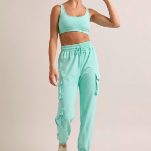 Cropped Tank Sweatpant Set