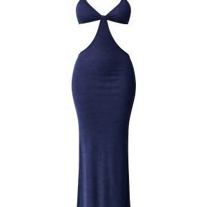 Solid Maxi Dress