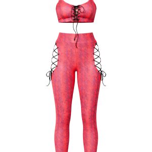 Snake Skin Top and Bottom Set