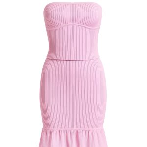 Bandage Tube Top & Skirt Set