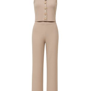 Knit Top & Pants Set
