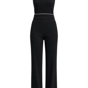 In My Moment Sleeveless Knit Top & Pants Set