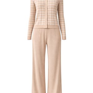 The Marlowe Stripe Cardigan & Pants Set