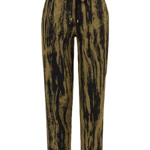 Oliva Satin Printed Jogger with Draw String