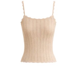Pointelle Charm Top