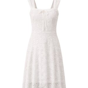 Angelique Fit and Flare Lace Dress
