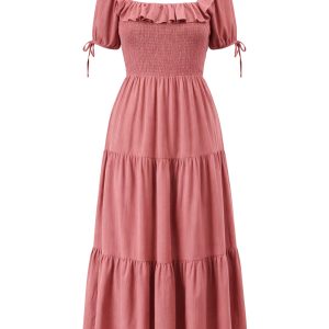 Breezy Ruffle Tiered Dress