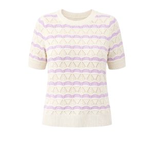 Pointelle Breeze Short Sleeve Top
