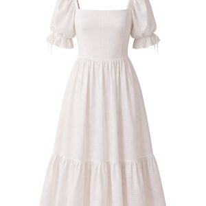 Gingham Charm Bow Dress