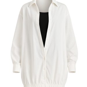 Bubble Breeze Woven Shirt Dress
