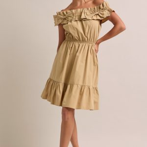 The Bowtiful Off Shoulder Dress