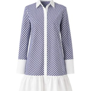 Button Down Long Sleeve Dress