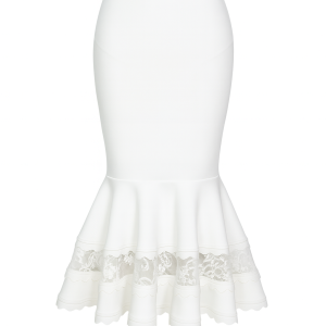 The Scallop Bloom Midi Skirt