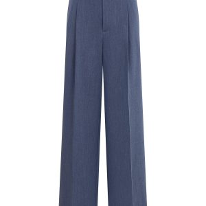 Essential Pintuck Woven Wide Leg Pants