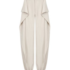Folded Layer Balloon Pants