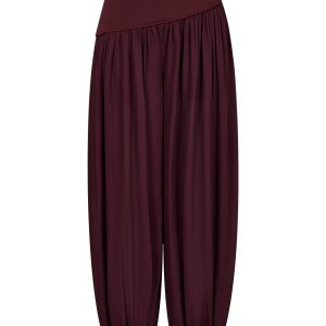 Shirred Harem Pants