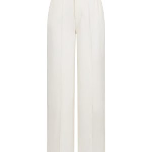 Mix Media Wide Leg Pants