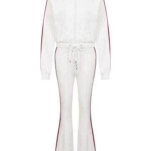 2 Tone Stripe Jacket Pant Set