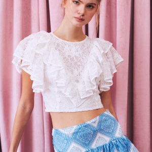 The Aladin Lace Dreams Ruffle Top