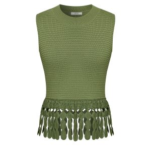 Knit Fringe Top