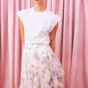 The Ruffle Sleeve Muse Knit Top