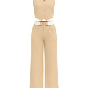 The Signature Stripe Vest and Pants Set