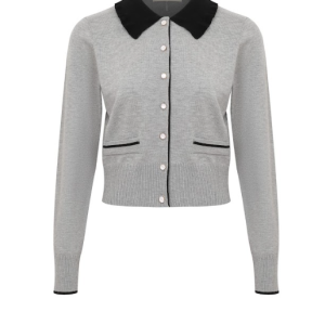 Julie Prep Cardigan With Collar