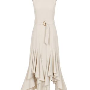 Super Ruffled Midi Dress