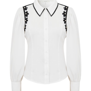 Lunette Embroidered Long Sleeve Woven Shirt